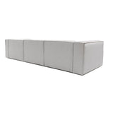 Accra 3-sits (110 x 108 x 230 cm) Ljusgrå 3-sitssoffa
