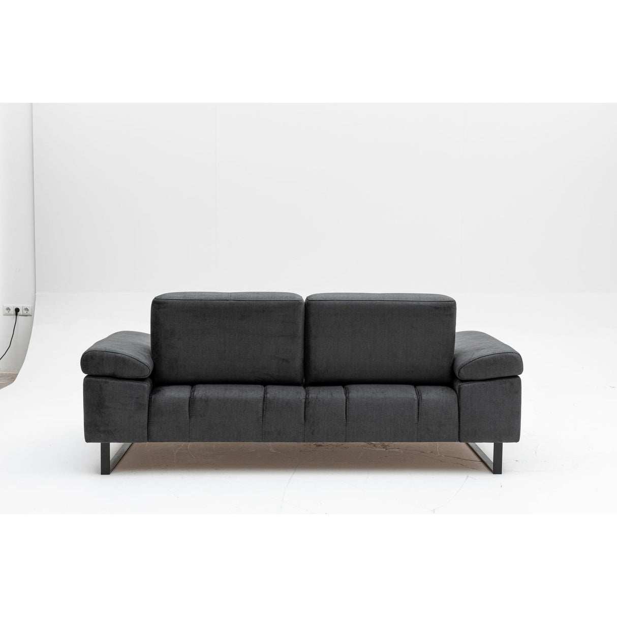 Kingston (199 x 99 x 83 cm) 2-sits bäddsoffa Antracit