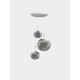 Whirl Trio Round Pendelsystem Silver