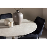 Lycke, Night Rund matgrupp Svart, Beige, ⌀110