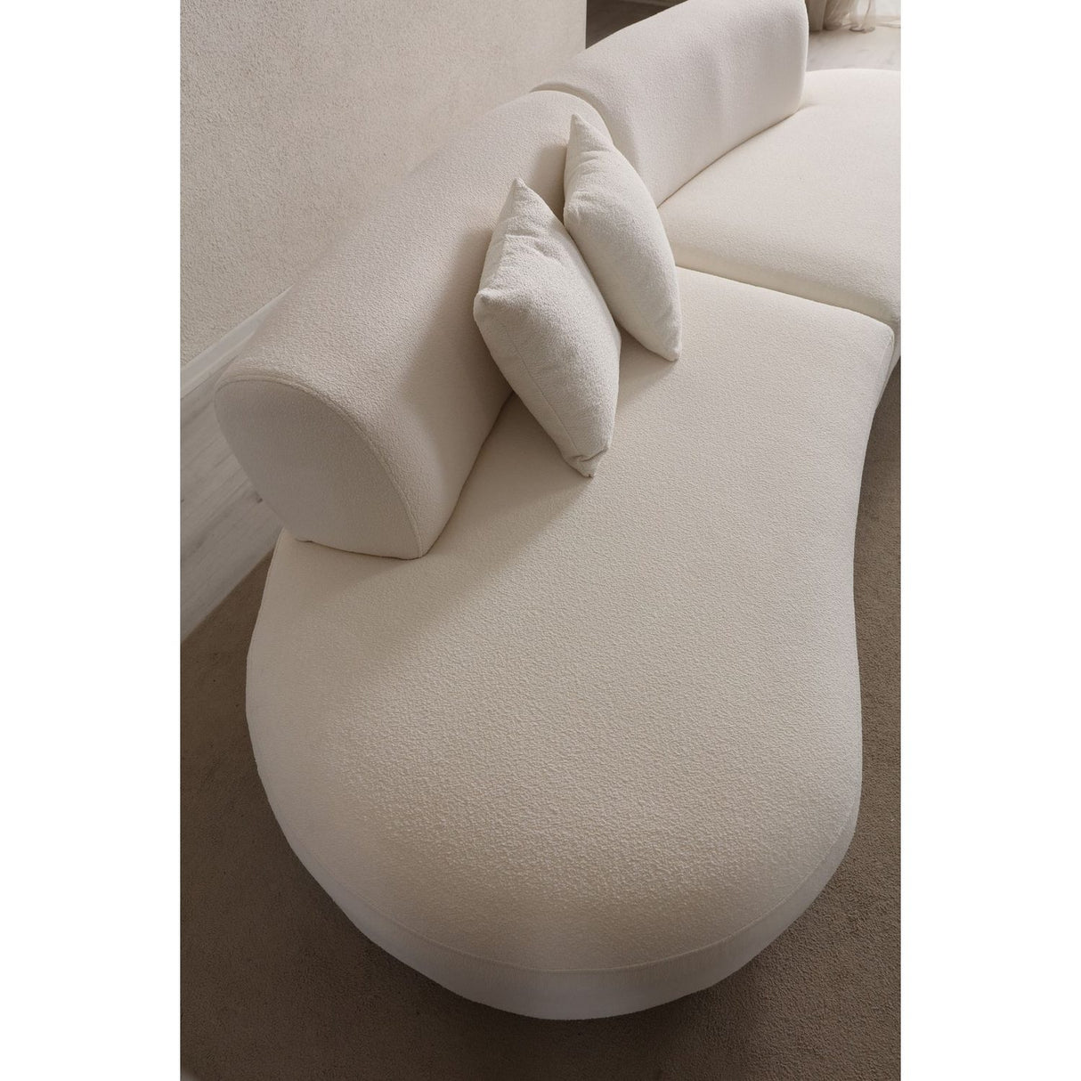 Pinto Divansoffa Cream 300 x 70 x 100 cm