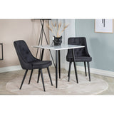 Velvet Deluxe Matstol Svart, Polyester