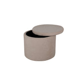 Dunken Puff Beige, Polyester teddy