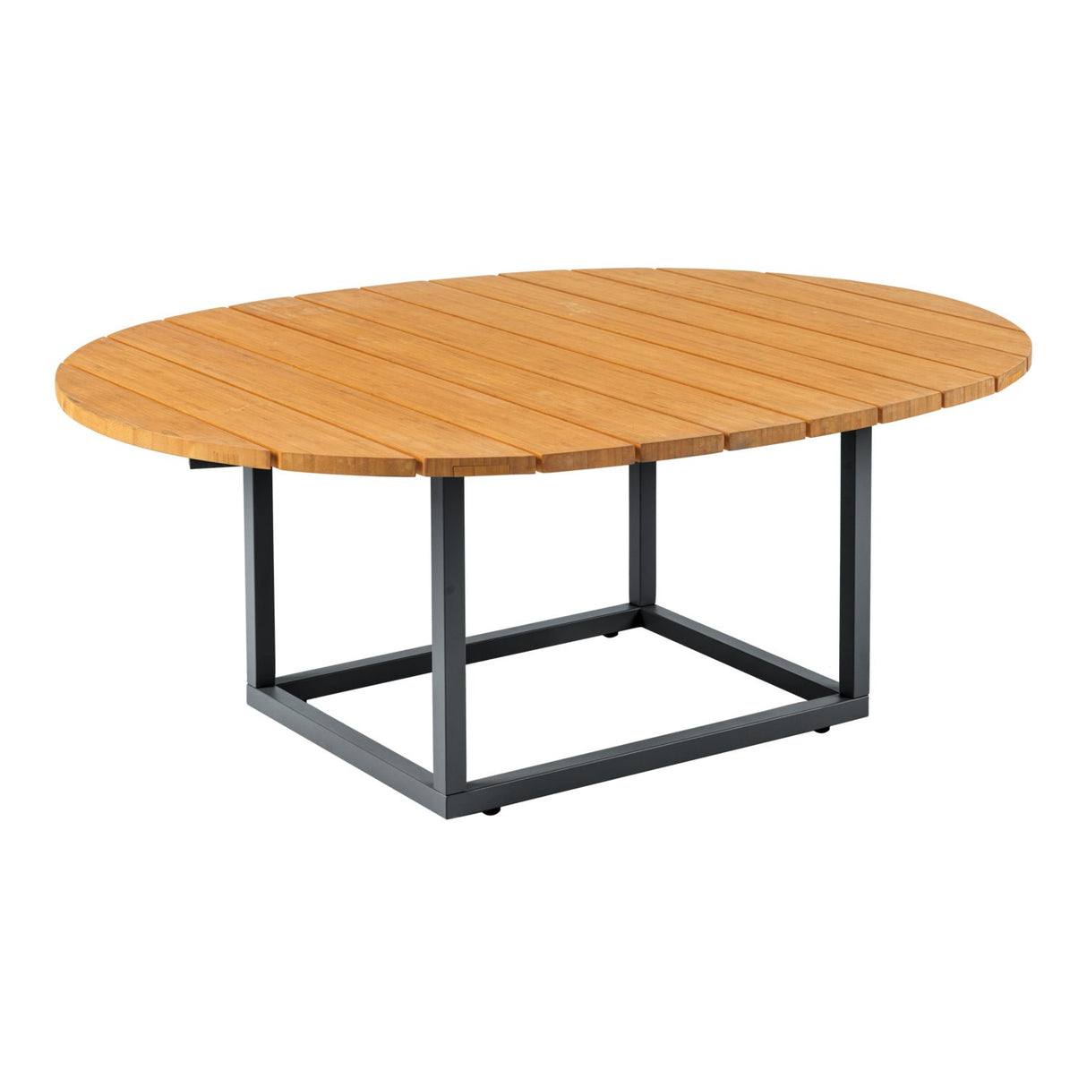 Olive Soffbord 110x80 cm Antracit/Bambu