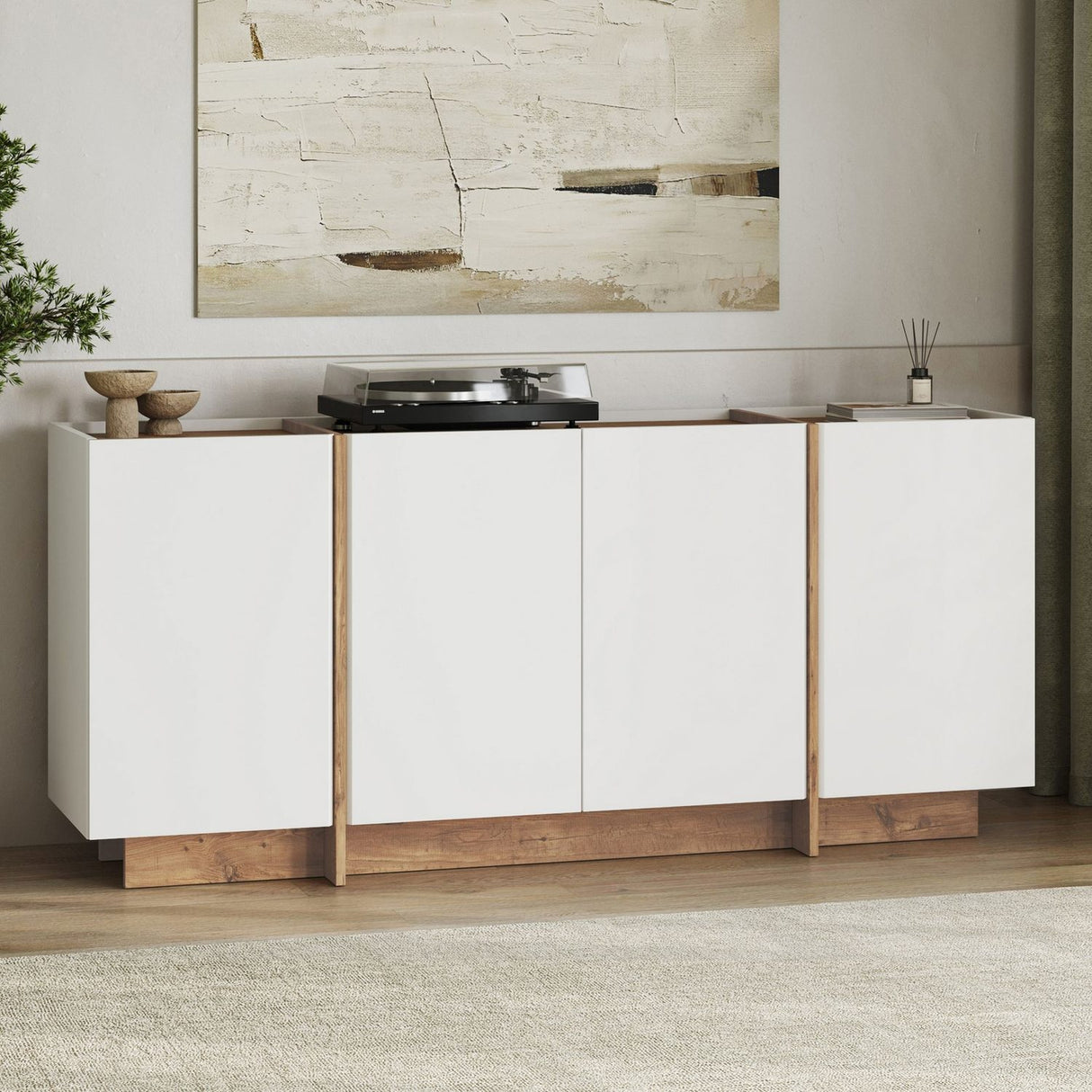 Dant Konsolbord Vit Atlantic Pine