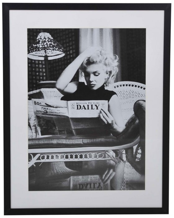 Marilyn Daily News Tavla 70x90cm