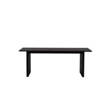 Vail Rektangulärt matbord Svart, MDF, 200 x 100