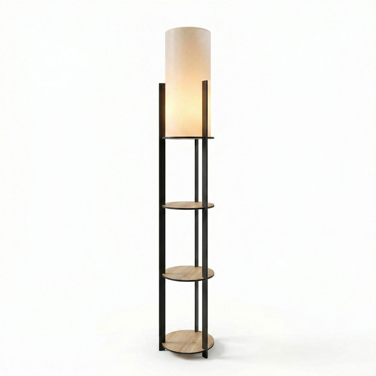 Tirana (H 135 cm) Golvlampa Ek
