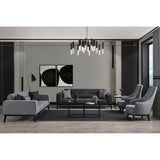 Bali 3-sits (222 x 92 x 74 cm) 3-sits bäddsoffa Ljusgrå
