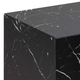 Dijon Soffbord Fyrkantig 40x58x58 cm Svart Marquina