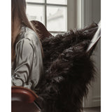 Iceland Lammskinn Wild Black