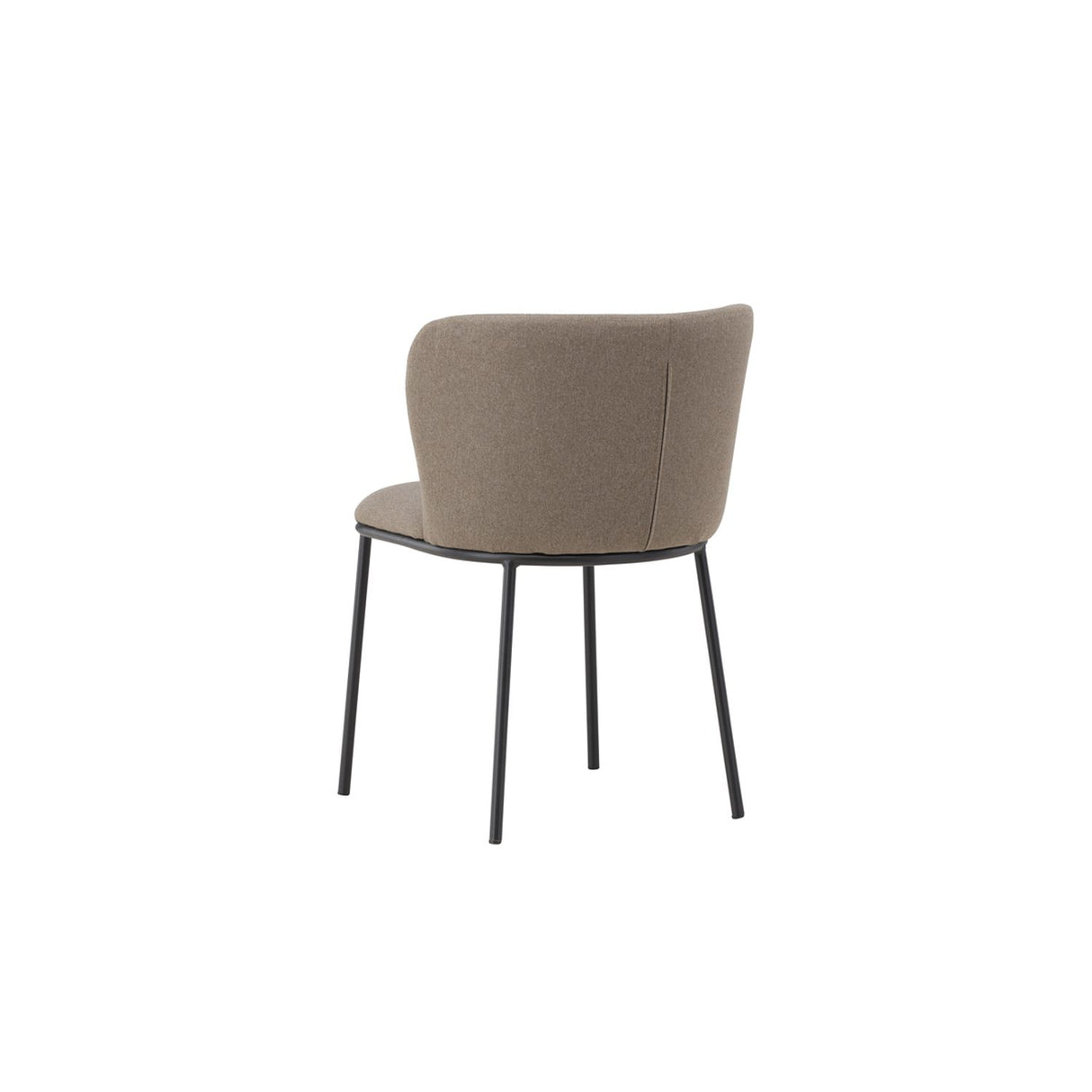 Edina Matstol Svart,Brun, Polyesterlinne, 60 x 77 x 53