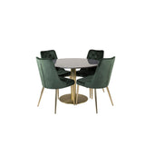 Estelle, Velvet Deluxe Rund matgrupp Guld