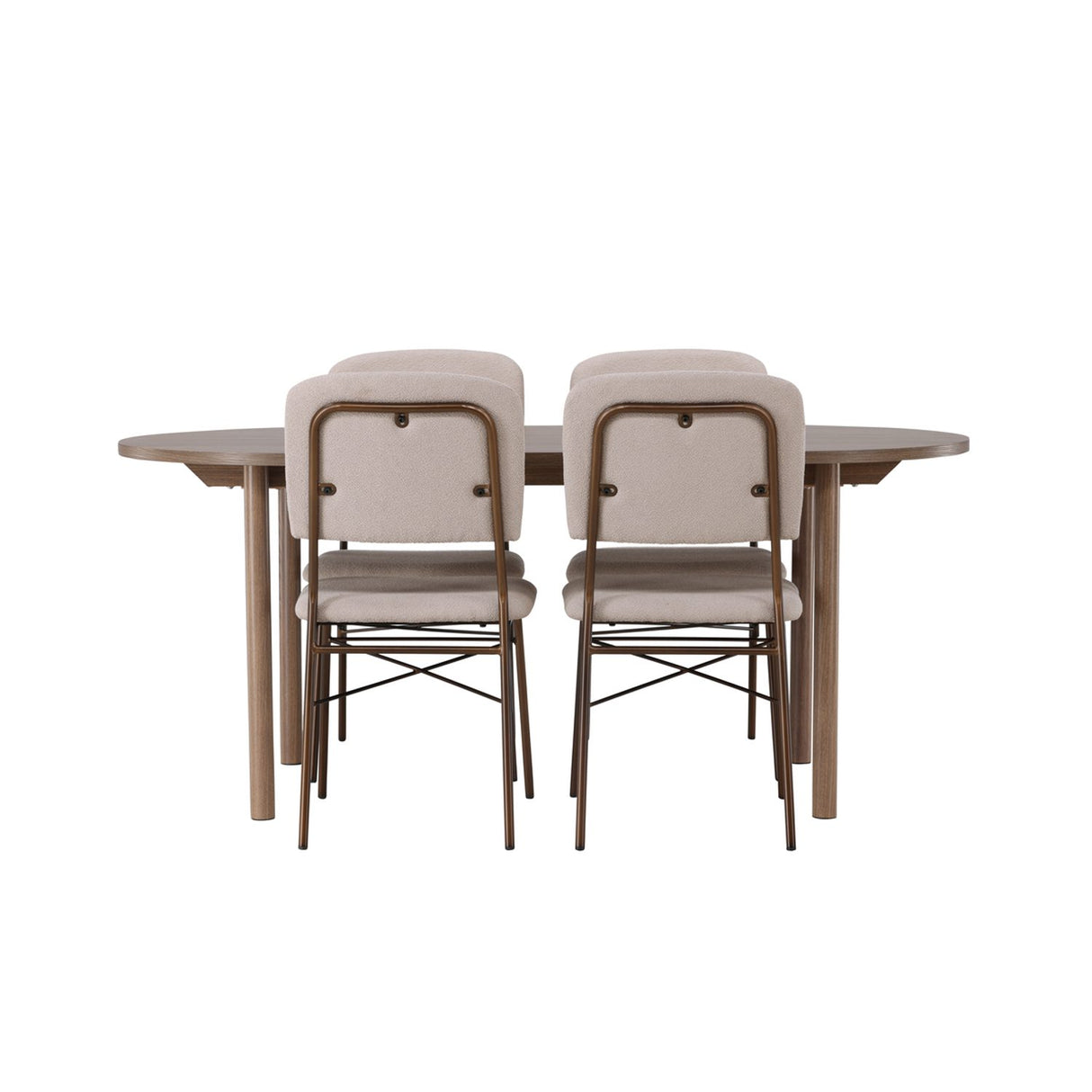 Andy, Seda Oval matgrupp Beige,Brun, Natur, 180 x 90