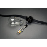 E27 10 amber M-form utbytbar LED Ljusslinga Ute