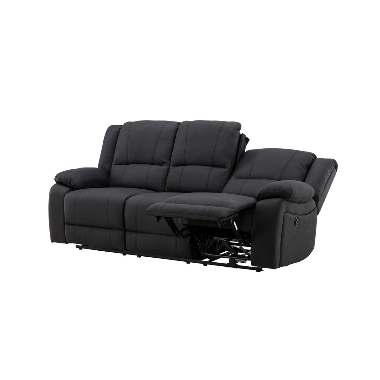 Singapore Reclinersoffa Svart