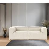 Accra 2 (214 x 66 x 105 cm) Ecru 2-sitssoffa