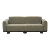 Bolster 2,5-sits Soffa 209x94 cm Antracit/Teddy Verde