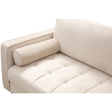 Rom (215 x 90 x 70 cm) 3-sitssoffa Beige