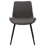 Hype Stol Stone Bouclé, Black