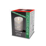 Vaxljus micro LED 10x14cm timer 4/8h Dekorationsljus El Varmvit
