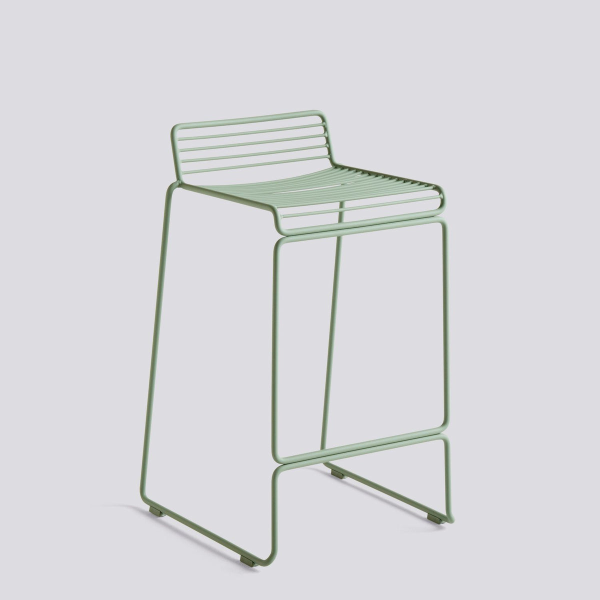 Hee 65 cm Barpall Fall green – pulverlackerat stål