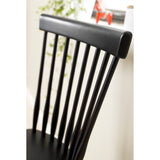 Birka Stol Svartlackad