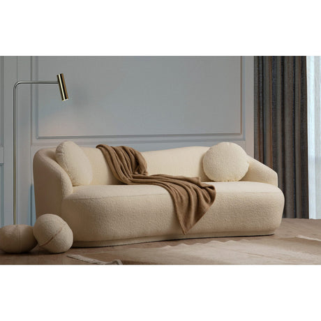 Ancona (225 x 76 x 98 cm) Kräm 3-sitssoffa