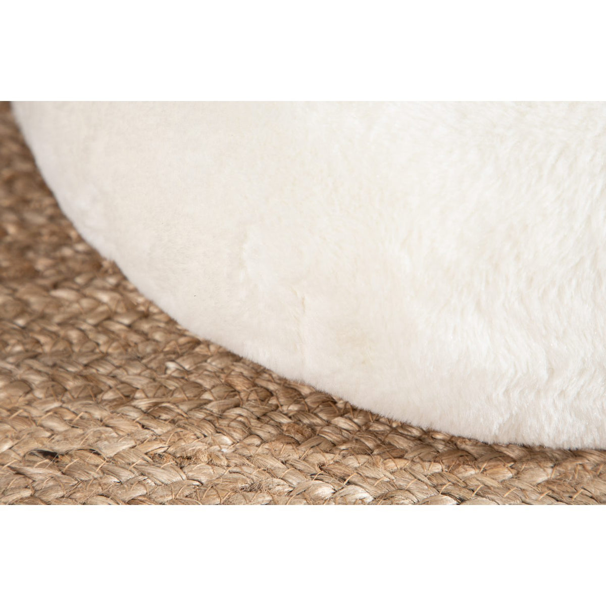 Ruston Sittpuff Vit, 40 x 40 x 15