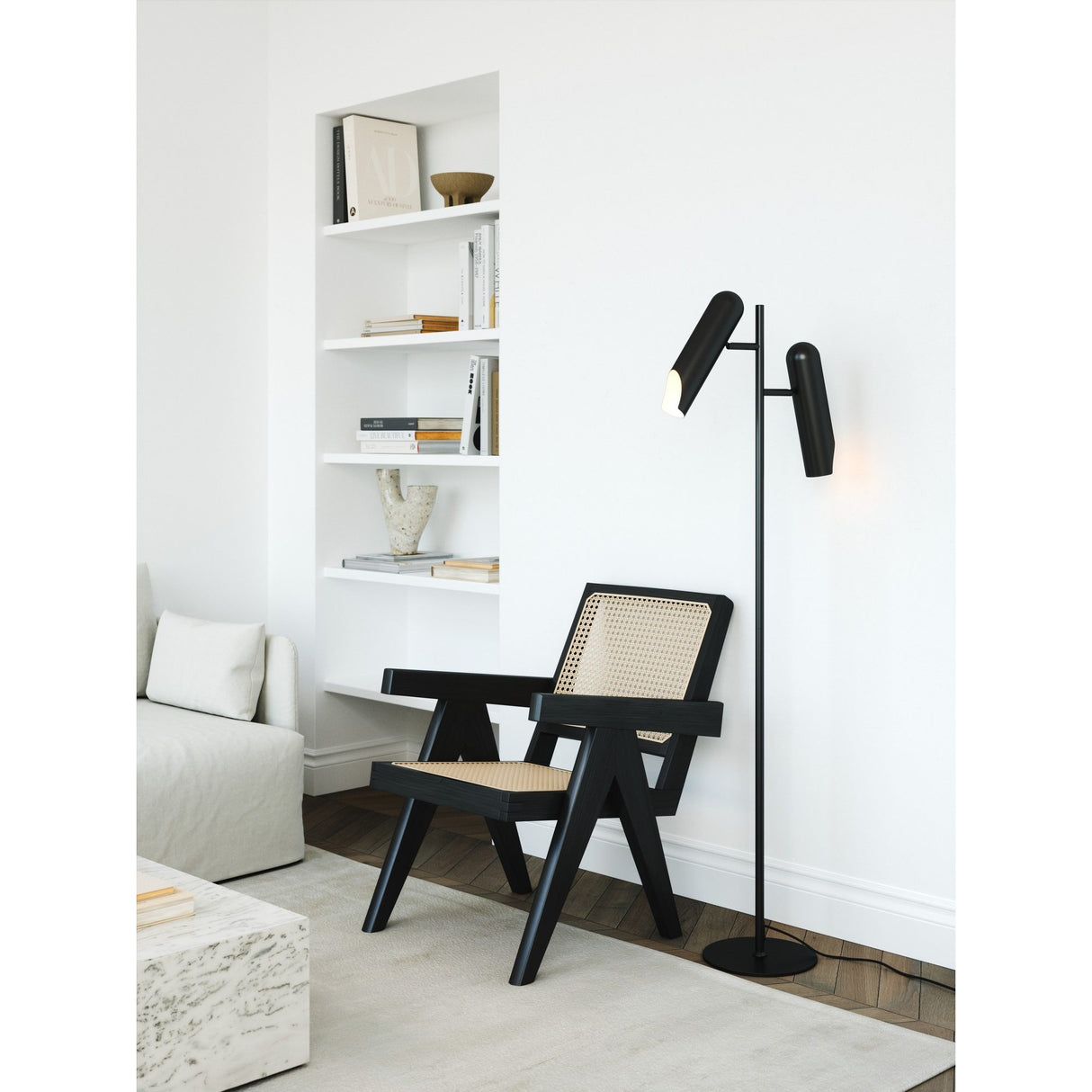 Rochelle Svart Golvlampa