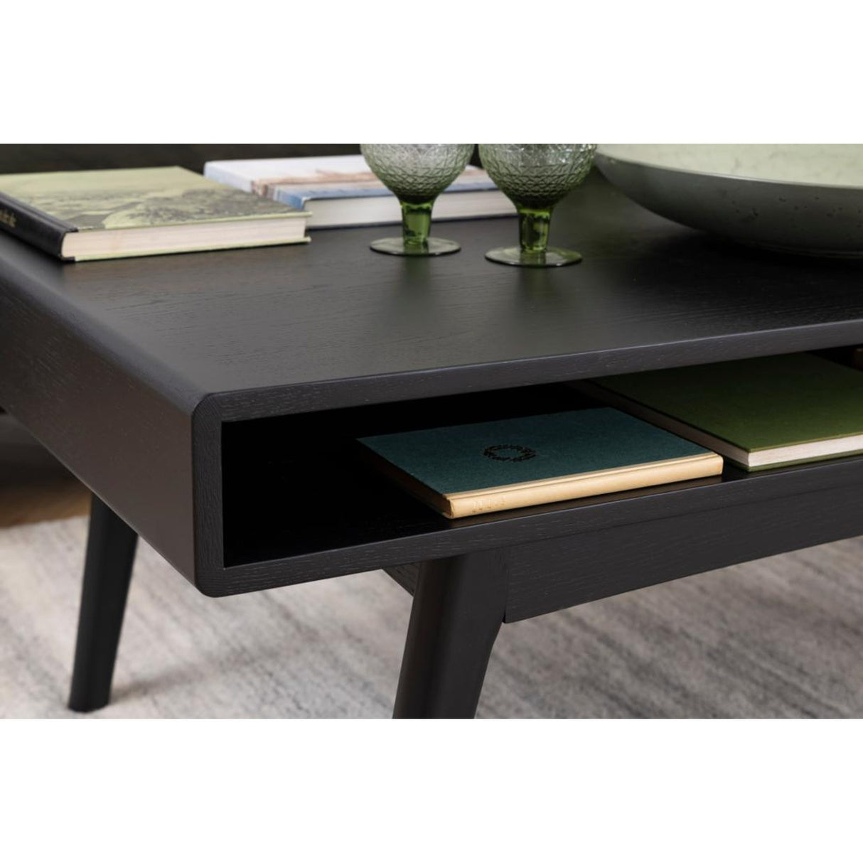 Marte Soffbord 50x130x70 cm Svart