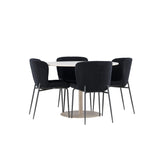 Lycke, Modesto Rund matgrupp Svart, Beige, ⌀110