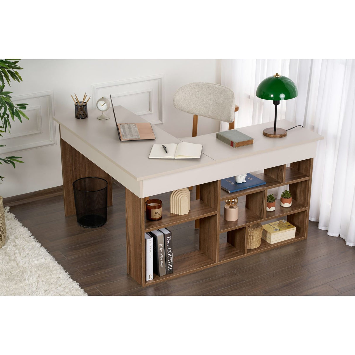 Ostia Skrivbord Cashmere Walnut