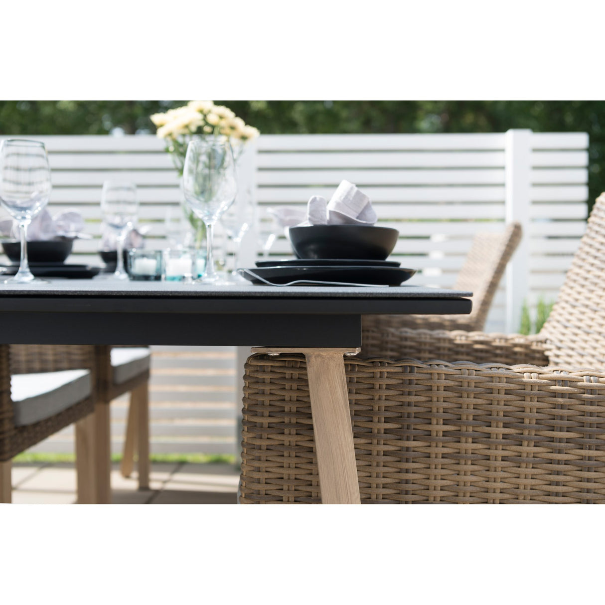 Fyrsnäs Utefåtölj 2-pack Natur