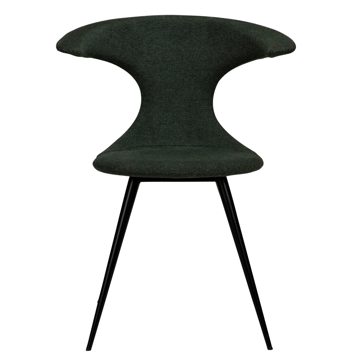Flair Stol Sage Green, Round Black