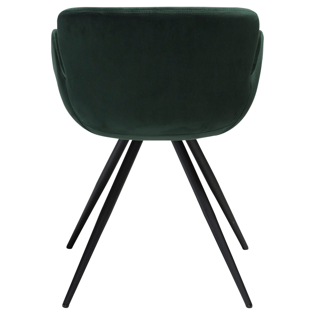 Gaia Stol Emerald Green Velvet, Black