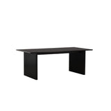 Vail Rektangulärt matbord Svart, MDF, 200 x 100