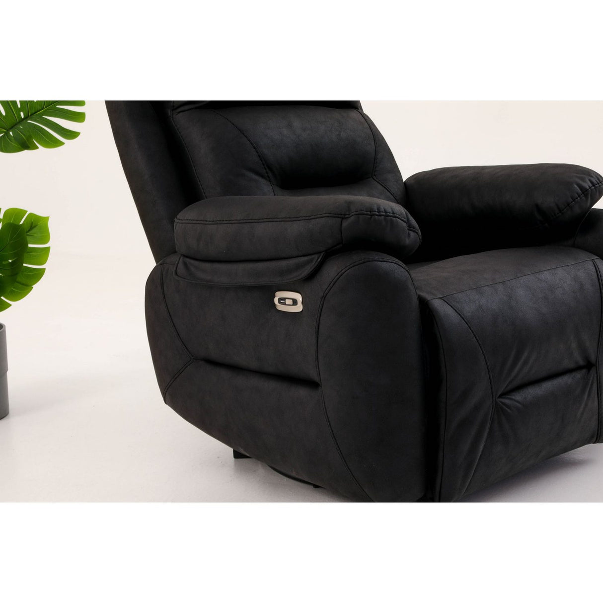 Angela Electric Reclinerfåtölj Svart