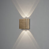 Chieri HP-LED 2x2 Vägglampa Ute Mässing