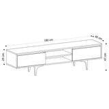 Jakarta (180 x 47 x 40 cm) Oak TV-bänk