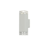 Pollux 2xGU10 Vägglampa Ute Vit, 27.5 cm