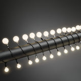 80 Cherry LED svart kabel 24V/IP44 Ljusslinga Ute Varmvit
