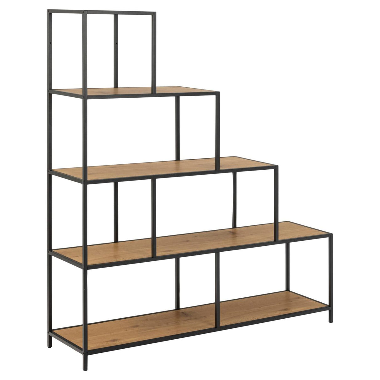 Seaford Bokhylla 150x135x35 cm Vild Ek