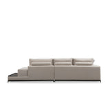 Ghent med sidobord (320 x 102 x 84 cm) Beige 4-sits soffa