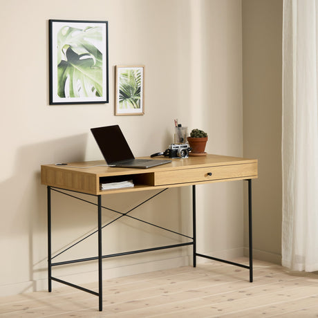 Segmento 60x120 cm Skrivbord Naturlig