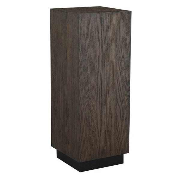 Napoli Piedestal Brunlackad Ek, 80 cm