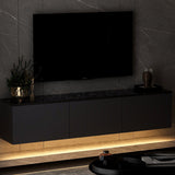 Medellín upplyst (160 x 35 x 32 cm) Antracit TV-bänk