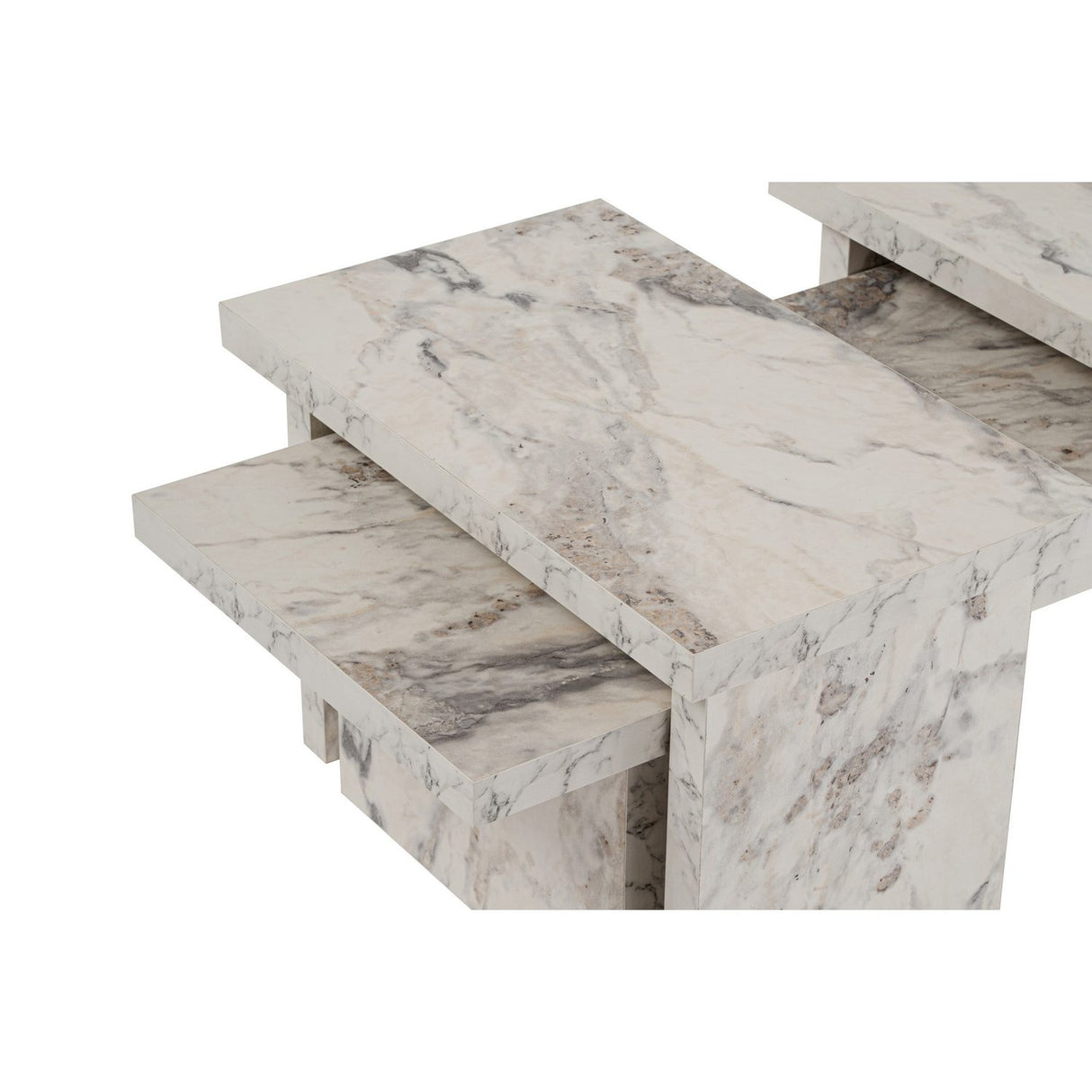 Hobart (110 x 30 x 45 cm) Soffbord Freesia-marmor