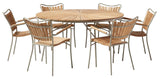 Ellen Trädgårdsstol i Teak och Aluminium Sandy Grey