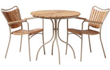 Ellen Trädgårdsstol i Teak och Aluminium Sandy Grey